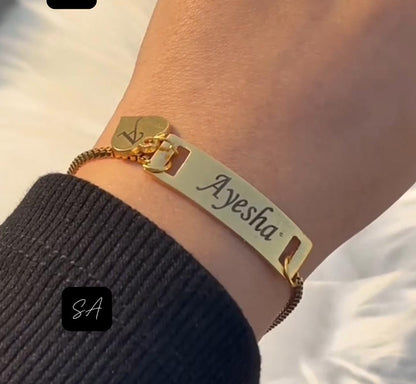 Engraved Name Bracelet - Ring Reza