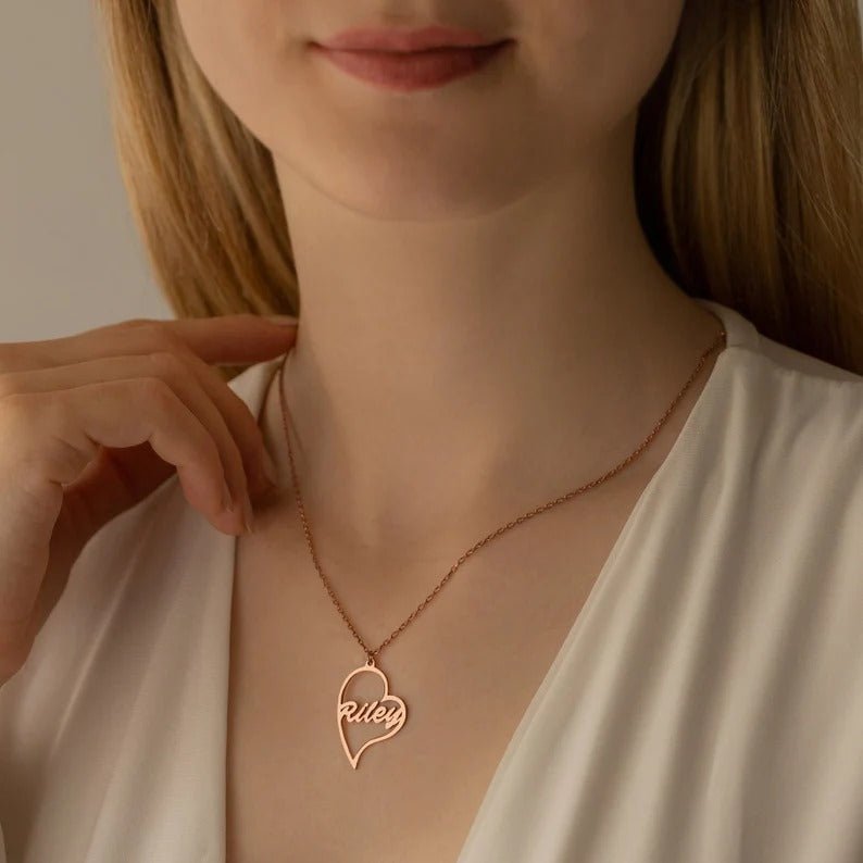 Heart Neckless - Ring Reza
