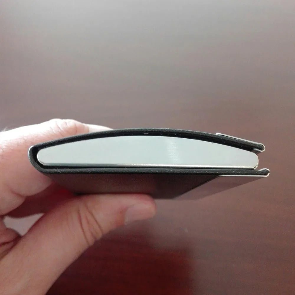 Luxury Leather Visiting Card Holder - Ring Reza