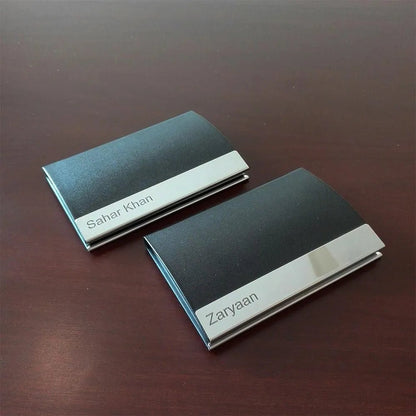 Luxury Leather Visiting Card Holder - Ring Reza