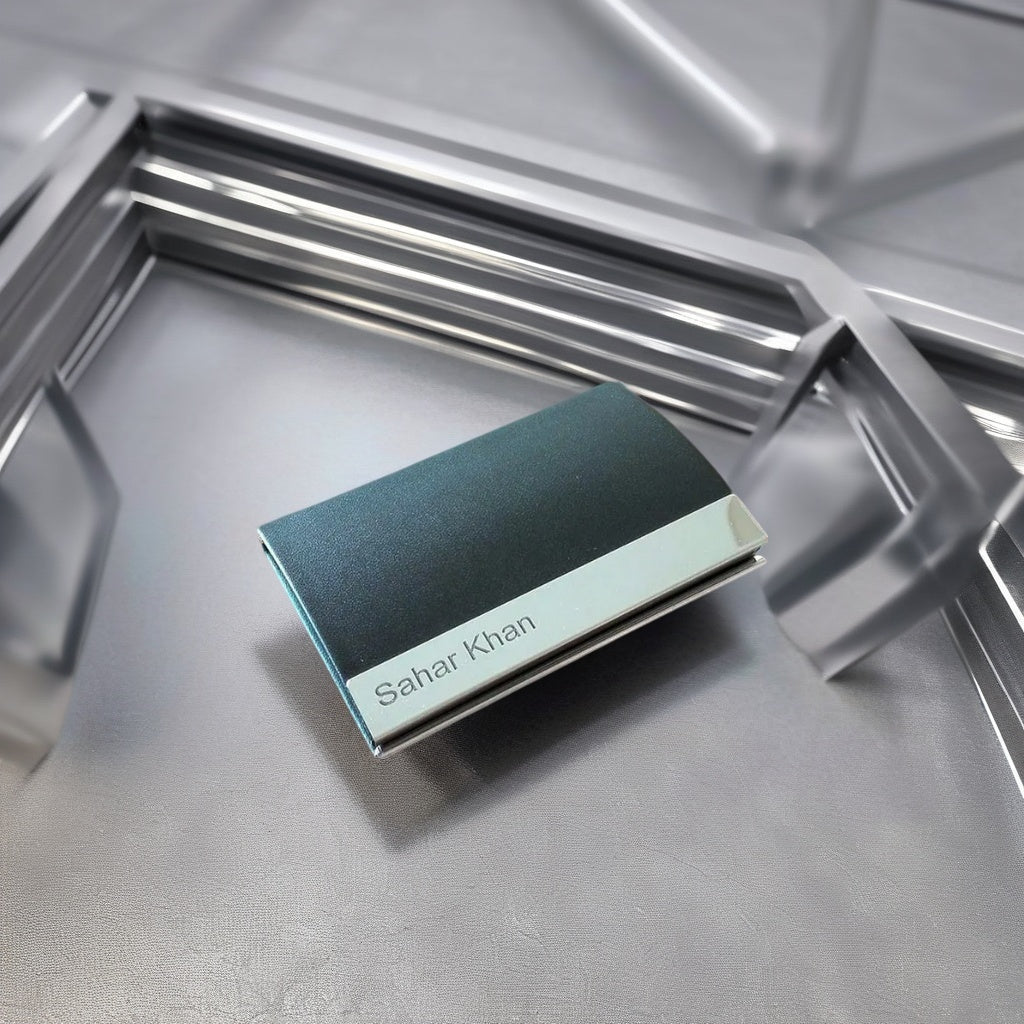 Luxury Leather Visiting Card Holder - Ring Reza