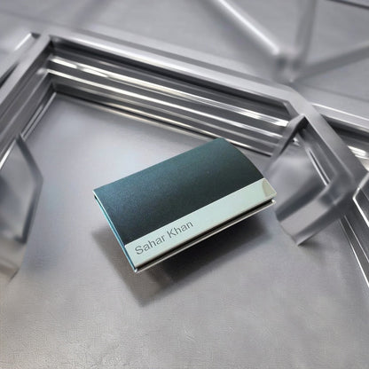 Luxury Leather Visiting Card Holder - Ring Reza