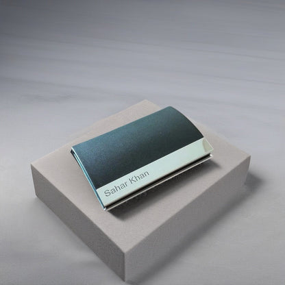 Luxury Leather Visiting Card Holder - Ring Reza