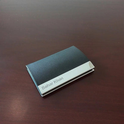 Luxury Leather Visiting Card Holder - Ring Reza