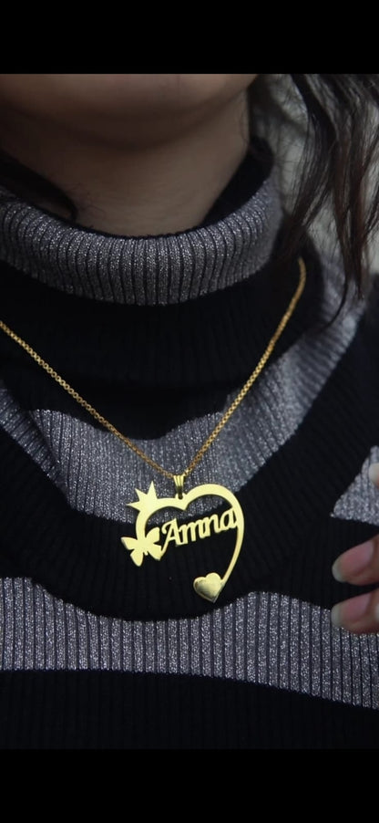 Personalize Name Neckless - Ring Reza