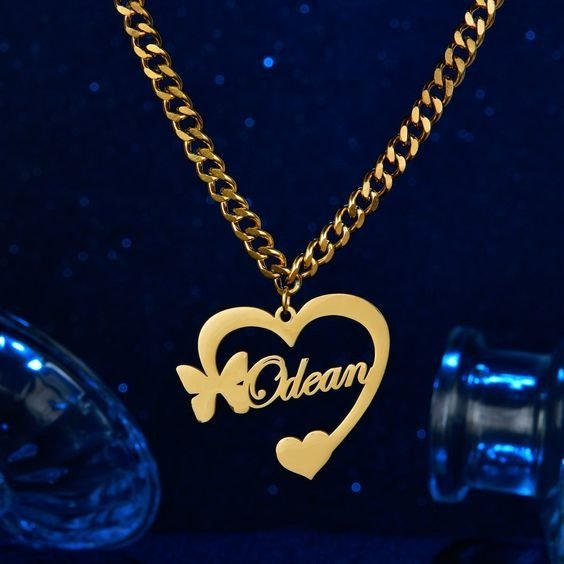 Personalize Name Neckless - Ring Reza
