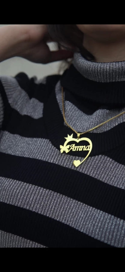 Personalize Name Neckless - Ring Reza