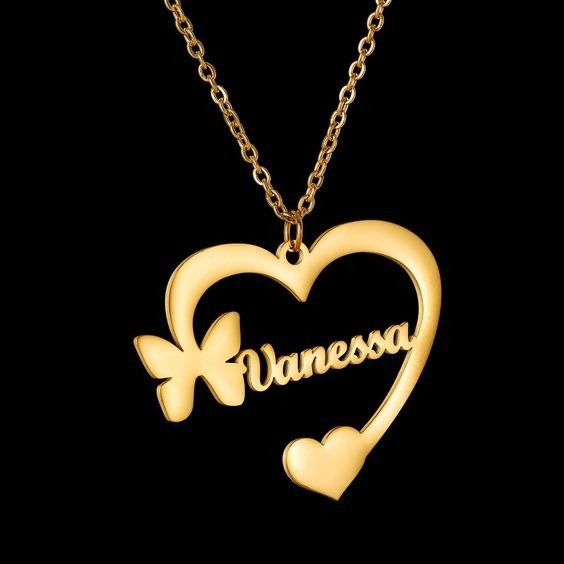 Personalize Name Neckless - Ring Reza