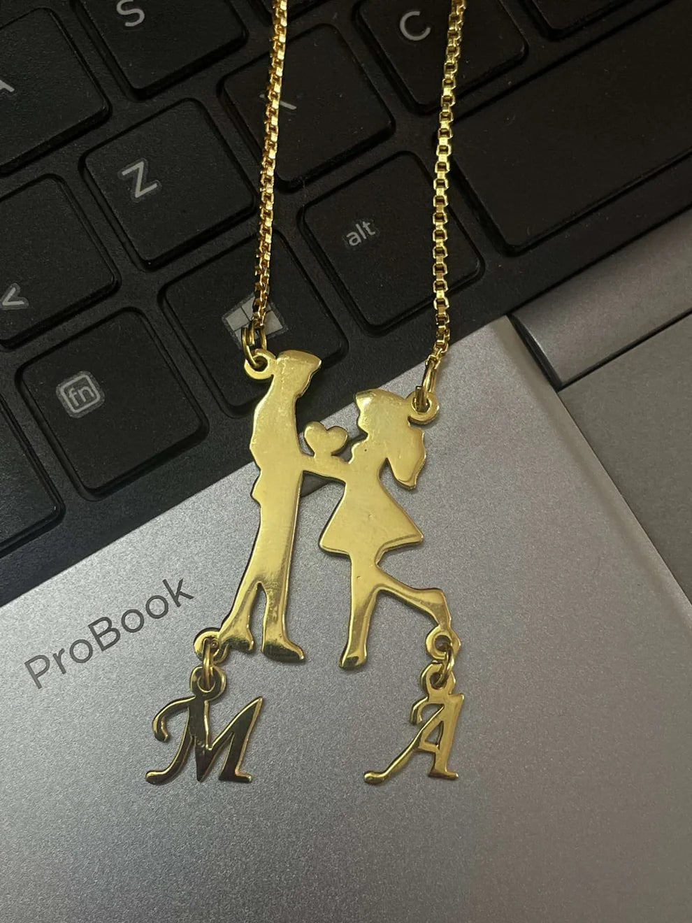 Personalized Couple Necklace – Celebrate Your Unique Connection - Ring Reza
