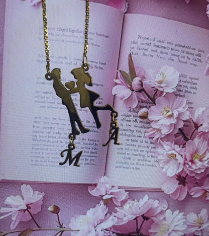 Personalized Couple Necklace – Celebrate Your Unique Connection - Ring Reza