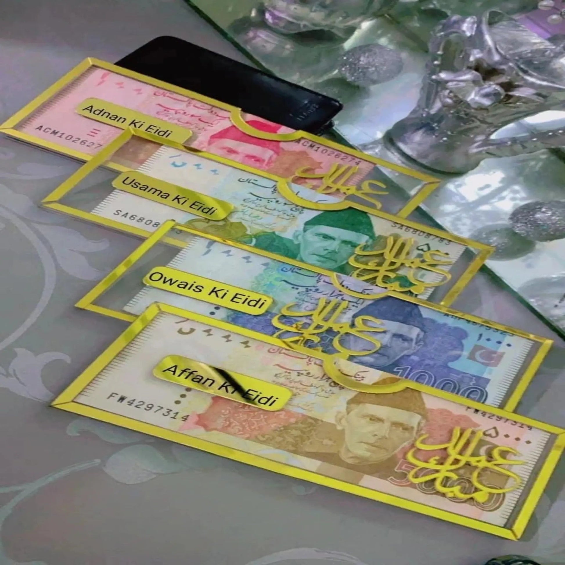Personalized Eid Money Envelopes - Ring Reza