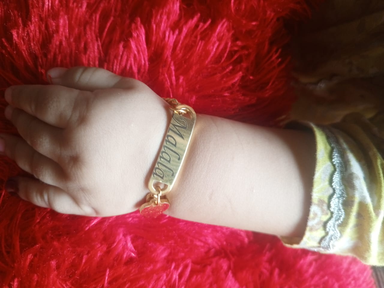 Personalized Name Baby Bracelet - Ring Reza