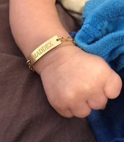 Personalized Name Baby Bracelet - Ring Reza