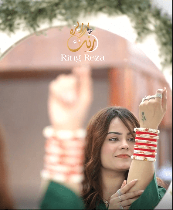Premium Mukhmali Bangle Set – Elegant Chooriyan - Ring Reza