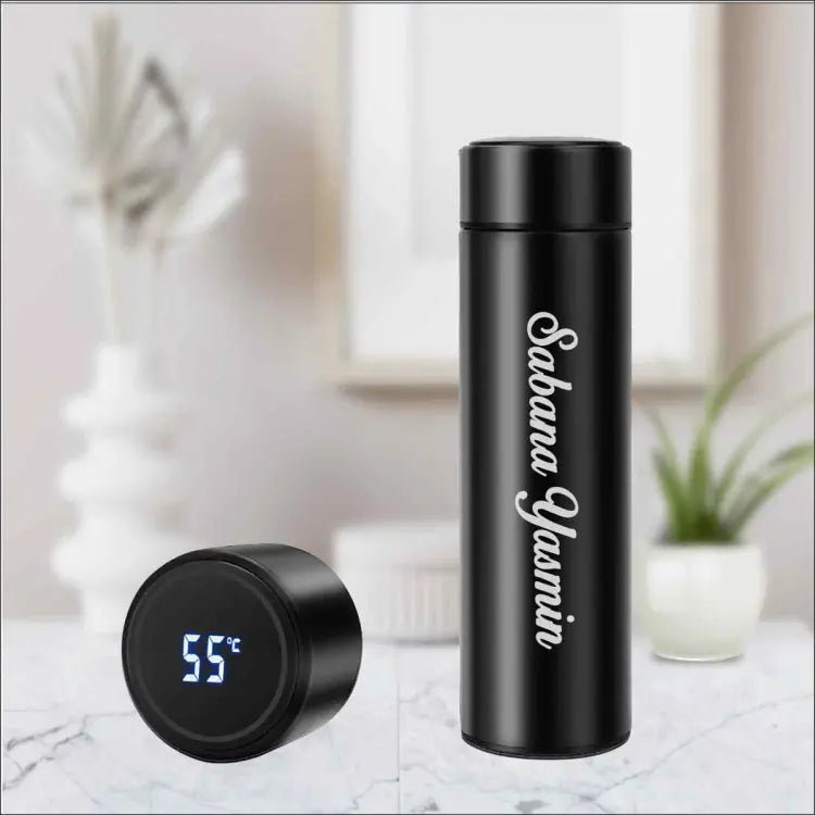 Smart Tem Display Insulated Thermos Bottle - Ring Reza