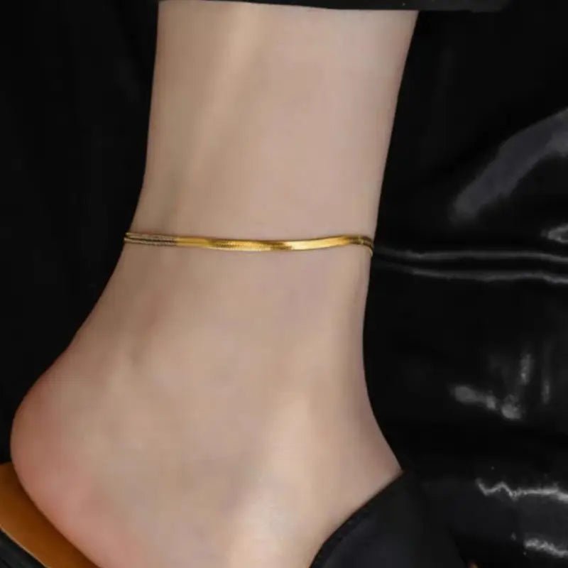 Snake Chain Anklet - Ring Reza