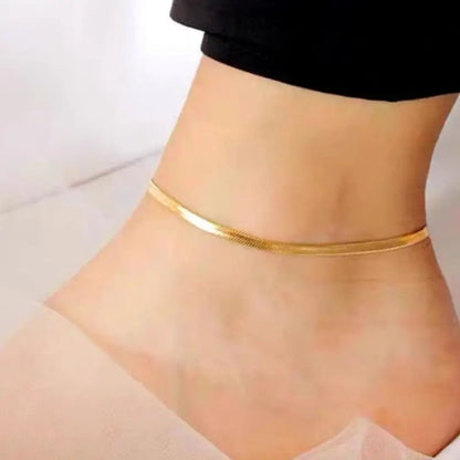 Snake Chain Anklet - Ring Reza