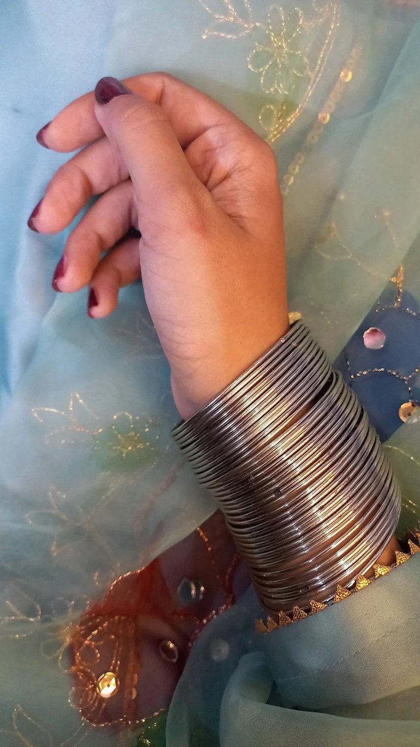 Plain stainless steel bangles