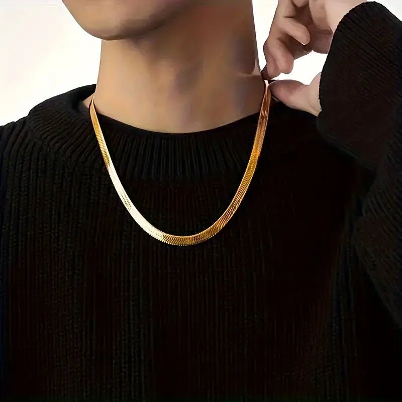 Stainless Steel SnakeChain Trendy Jewelry For Men, Women - Ring Reza