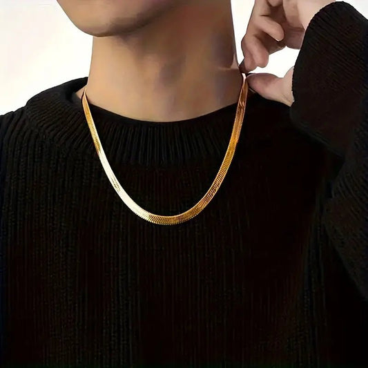 Stainless Steel SnakeChain Trendy Jewelry For Men, Women - Ring Reza