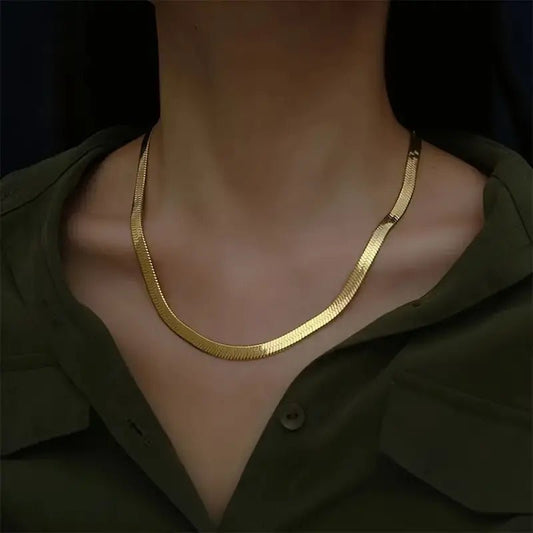 Stainless Steel SnakeChain Trendy Jewelry For Men, Women - Ring Reza