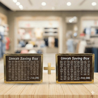Umrah Saving Box – Save Rs. 210,000 for Your Spiritual Journey - Ring Reza