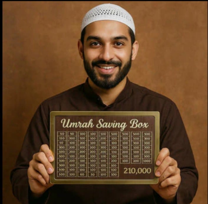 Umrah Saving Box – Save Rs. 210,000 for Your Spiritual Journey - Ring Reza